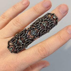 BCBG MAX AZRIA Double Jointed Cocktail Ring